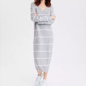 American Eagle VNeck Striped Sweater Dress
NWT